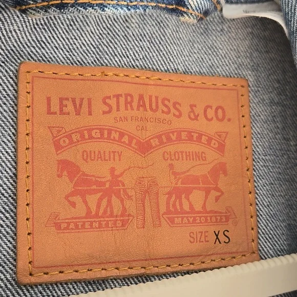 Levi's Patchwork Denim Jacket - Picture 2 of 8